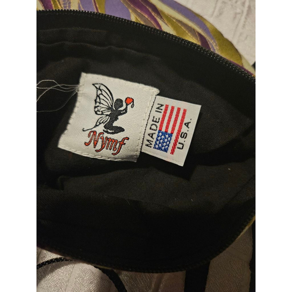 Vintage Nymf Women's Purple & Green Crossbody HandBag Purse (Made in the USA) - Picture 6 of 12